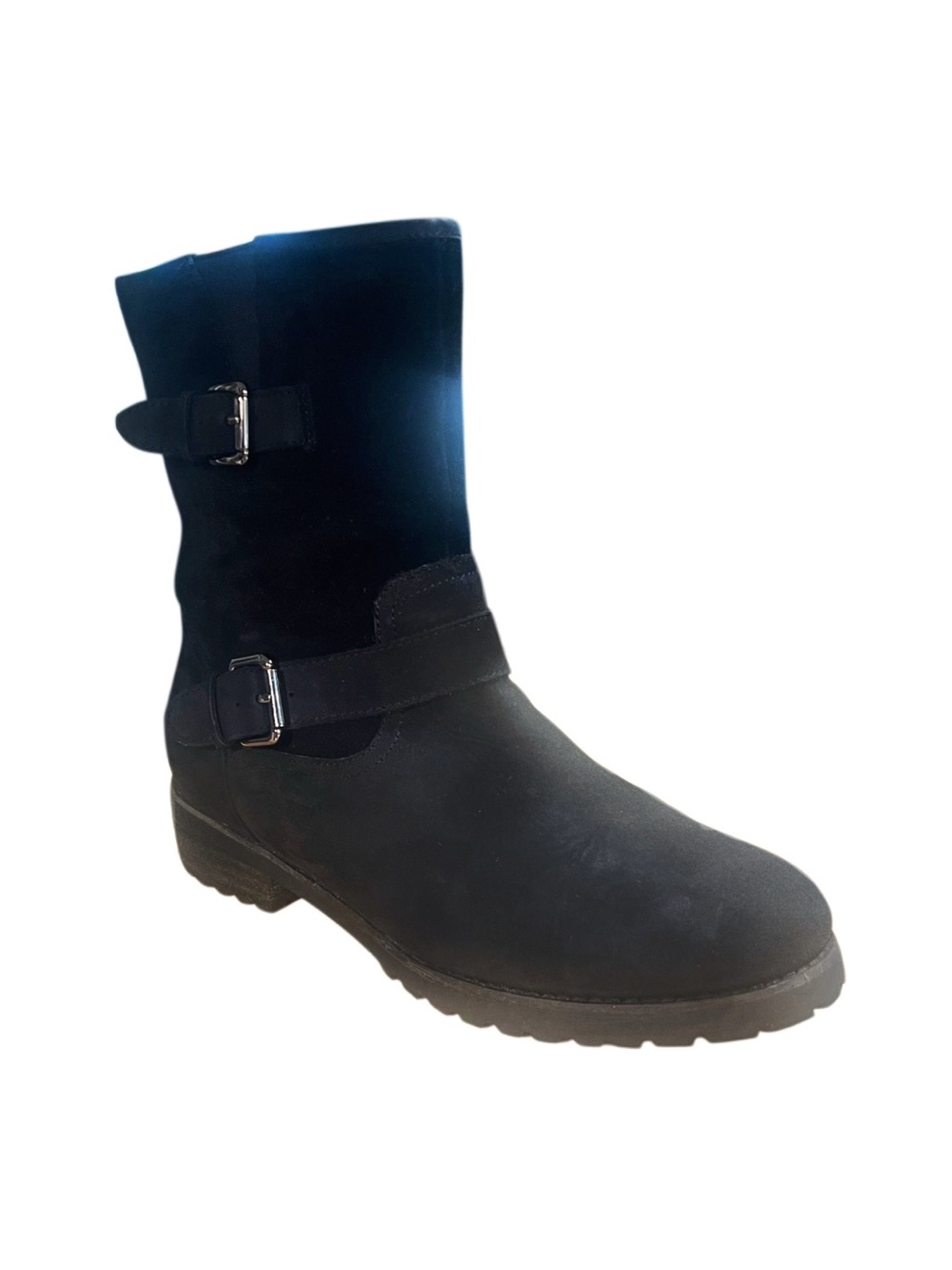 Blondo Black Woman’s Black Suede Waterproof Boots Sz 9